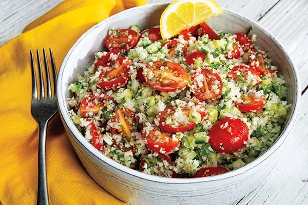 Cauliflower Rice Tabbouleh Salad